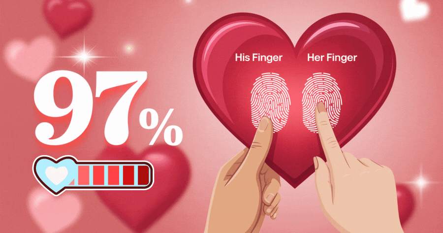 Love Test Calculator | Finger Scanner Find Your Match Score